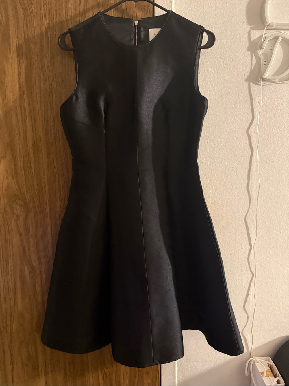 kate spade Black Sleeveless Fit-and-Flare Mini Dress